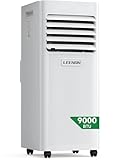 LEENON Klimaanlage Mobil Klimagerät 9000 BTU, 4 in 1 Kühlen Entfeuchten Lüftermodus Schlafmodus, 2.6KW...