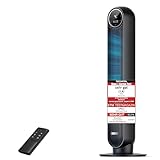 Dreo 20dB Leiser Turmventilator, 10 m Wurfweite 4 Geschwindigstufen 4 Modi 8 Std. Timer 90° oszillierende...