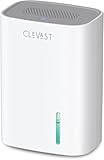 CLEVAST Luftentfeuchter, 850ml Elektrischer Luftentfeuchter mit Ultra-Leise & Automatischer Abschaltung,...