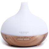 ASAKUKI 300ml Aroma Diffuser für Duftöle, Premium Ultraschall Luftbefeuchter Aromatherapie Öle Diffusor mit...
