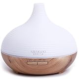 ASAKUKI 300ml Aroma Diffuser für Duftöle, Premium Ultraschall Luftbefeuchter Aromatherapie Öle Diffusor mit...