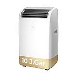 Mobile Klimaanlage 12000 BTU, Klimaanlage Mobil mit Abluftschlauch, Mobiles Klimagerät leise 56dB, mit Timer
