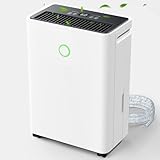 Luftentfeuchter Elektrisch 12L/Tag, Entfeuchter für Raumgröße ca.30 m²(122 m³), Raumentfeuchter mit...