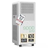 KresicoKlima Mobile Klimaanlage 9000 BTU, Klimaanlage mobil mit Abluftschlauch, Mobiles Klimagerät mit...