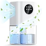 Luftentfeuchter Elektrisch, 1800ML Entfeuchter Raumentfeuchter Leise Dehumidifiers for Home, 35dB Elektrischer...