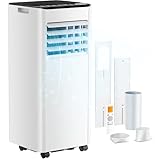 Klimaanlage Mobil - Klimagerät mit Abluftschlauch 7000 BTU | 4-in-1 Mobiles Klimagerät | Leiser Betrieb |...
