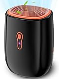 Luftentfeuchter Elektrisch 800ml, Raumentfeuchter Klein, Ultraleiser Dehumidifier Mit automatischer...