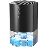 AROEVE Luftentfeuchter 990ml, Kleiner Luftentfeuchter Elektrischer, 7-Farben-Licht, Automatische Abschaltung,...