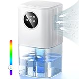 Luftentfeuchter, 1800ML Entfeuchter Elektrisch, Raumentfeuchter Leise Dehumidifier Mit Funktion Abtauen &...