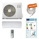 HOME DELUXE - Klimaanlage Set SPLIT XL - Kühlen A++/ Heizen A+ - 9000 BTU/h (2.600 Watt) - Kältemittel R32 -...