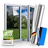 WindowShield® – UV Sonnenschutzfolie für Fenster Innen & Außen – Blickdichte Fensterfolie als...