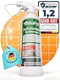 Treufix - Schimmelentferner [Verbesserte Aktiv-Chlor-Formel] Schimmelspray für Wand, Bad, Silikonfugen,...