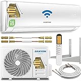 Danyon Split-Klimaanlage Quick-Connect – für 55 qm, 12000 BTU, 3,4 kW, bis 130m3, Titangold, Smart Home,...